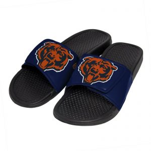 Chicago Bears NFL Men's Cropped Big Logo Flip Flop, Sandal