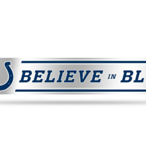Indianapolis Colts NFL 3 x 17 Believe in Blue Team Slogan Decal