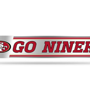 San Francisco 49ers NFL 3 x 17 Go Niners Team Slogan Decal