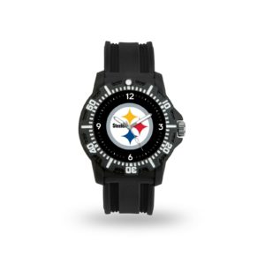 Pittsburgh Steelers NFL Team Black Band Model 3 Watch