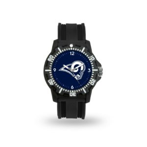 Los Angeles Rams NFL Team Black Band Model 3 Watch