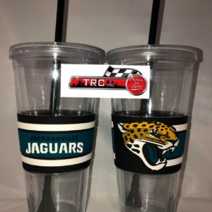 Jacksonville Jaguars Boelter NFL 22oz Double Wall Hype Tumbler W/Lid & Straw