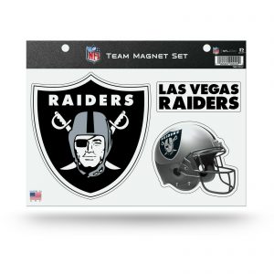 Las Vegas Raiders NFL Die Cut Team Magnet Sheet(3 Magnets)