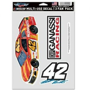 Matt Kenseth 2020 Wincraft #42 McDonald's Decal Sheet(3 Decals) Multi Use Decal