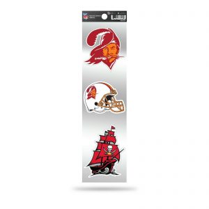 Tampa Bay Buccaneers NFL Triple Spirit RETRO Decal Set