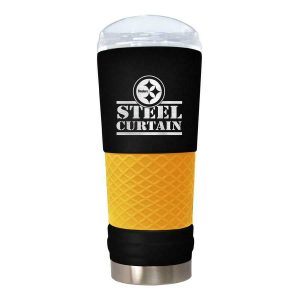 Pittsburgh Steelers NFL 24oz Steel Curtain Stainless Steel Travel Tumbler