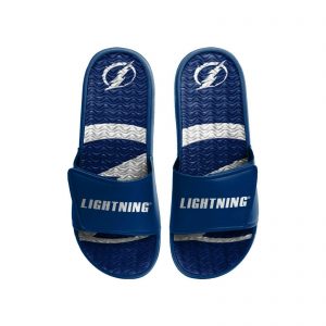 Tampa Bay Lightning 2021 NHL Men's Wordmark GEL Slide On Sandal