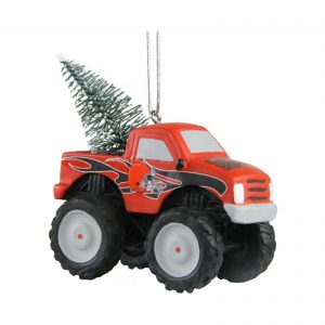 Cleveland Browns Monster Truck W/Tree Ornament