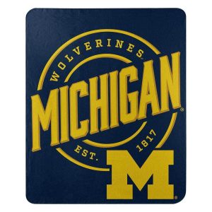 Michigan Wolverines NCAA Northwest Company 50x60 Campaign Throw Blanket