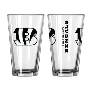 Cincinnati Bengals Boelter NFL Game Day 16oz Pint Glass (1)