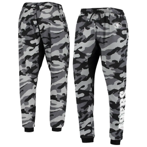 San Francisco 49ers NFL Camo Jogger Pants Black
