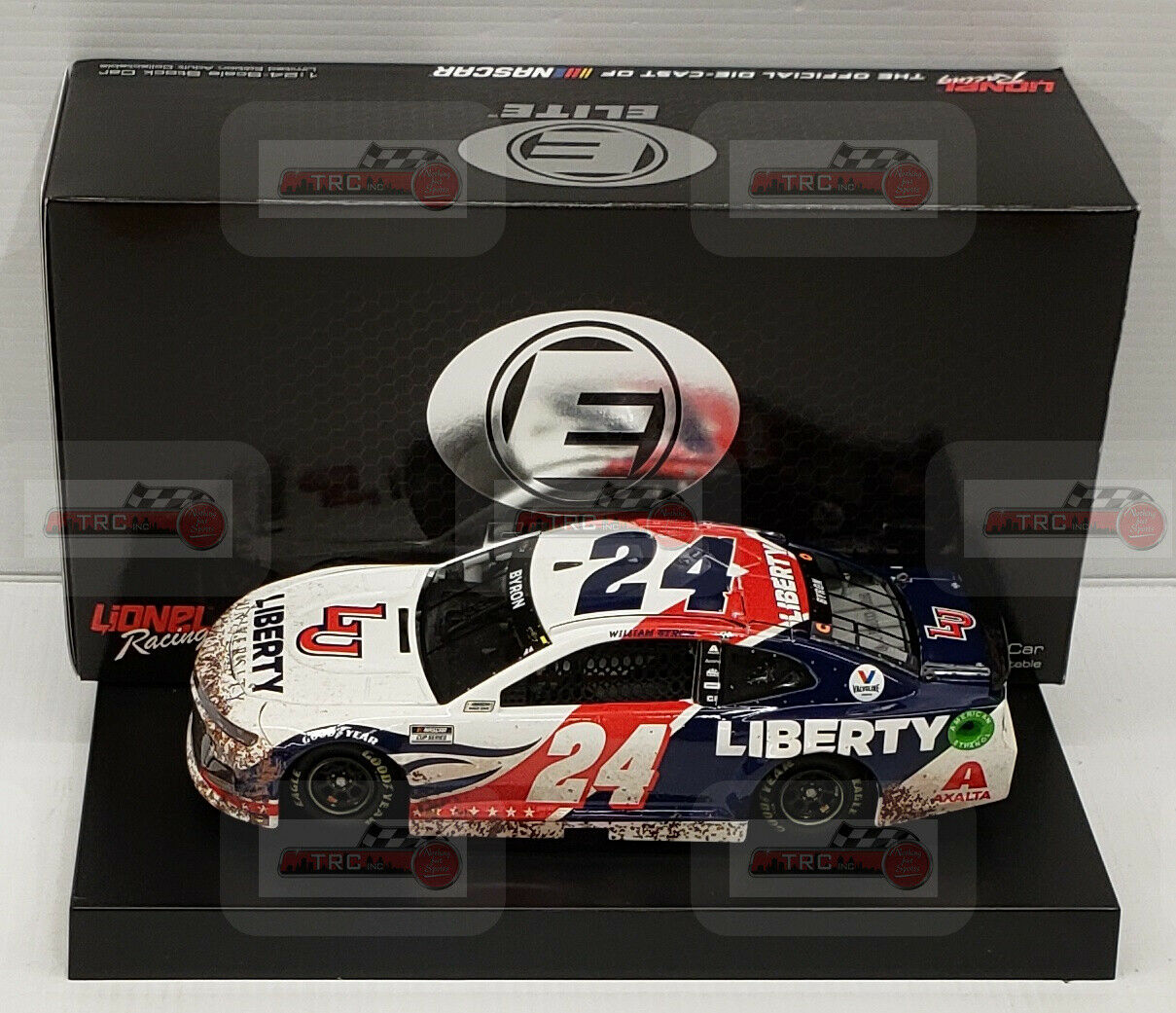 William Byron 2021 Lionel #24 Liberty U Bristol Dirt iRacing Win ELITE 1/24