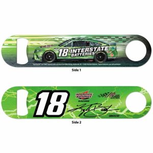 Kyle Busch 2022 Wincraft #18 Interstate Batteries Metal Bottle Opener