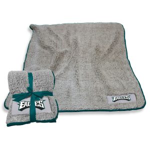 Philadelphia Eagles NFL Logo Brands 50"x60" Sherpa Frosty Fleece Throw Blanket