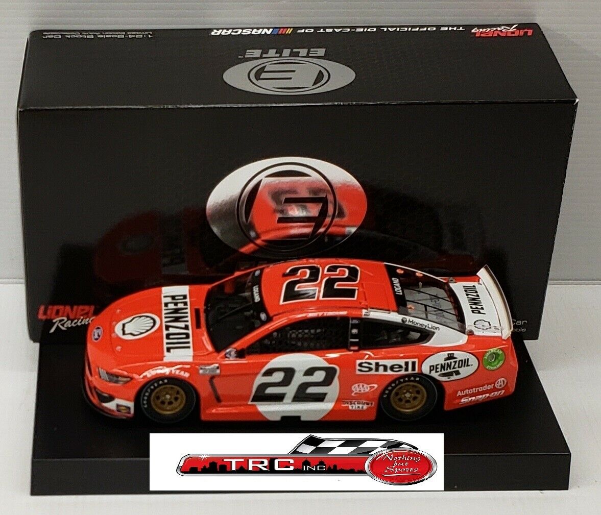 Joey Logano #22 Pennzoil/Shell Darlington ELITE Ford Mustang Diecast Car