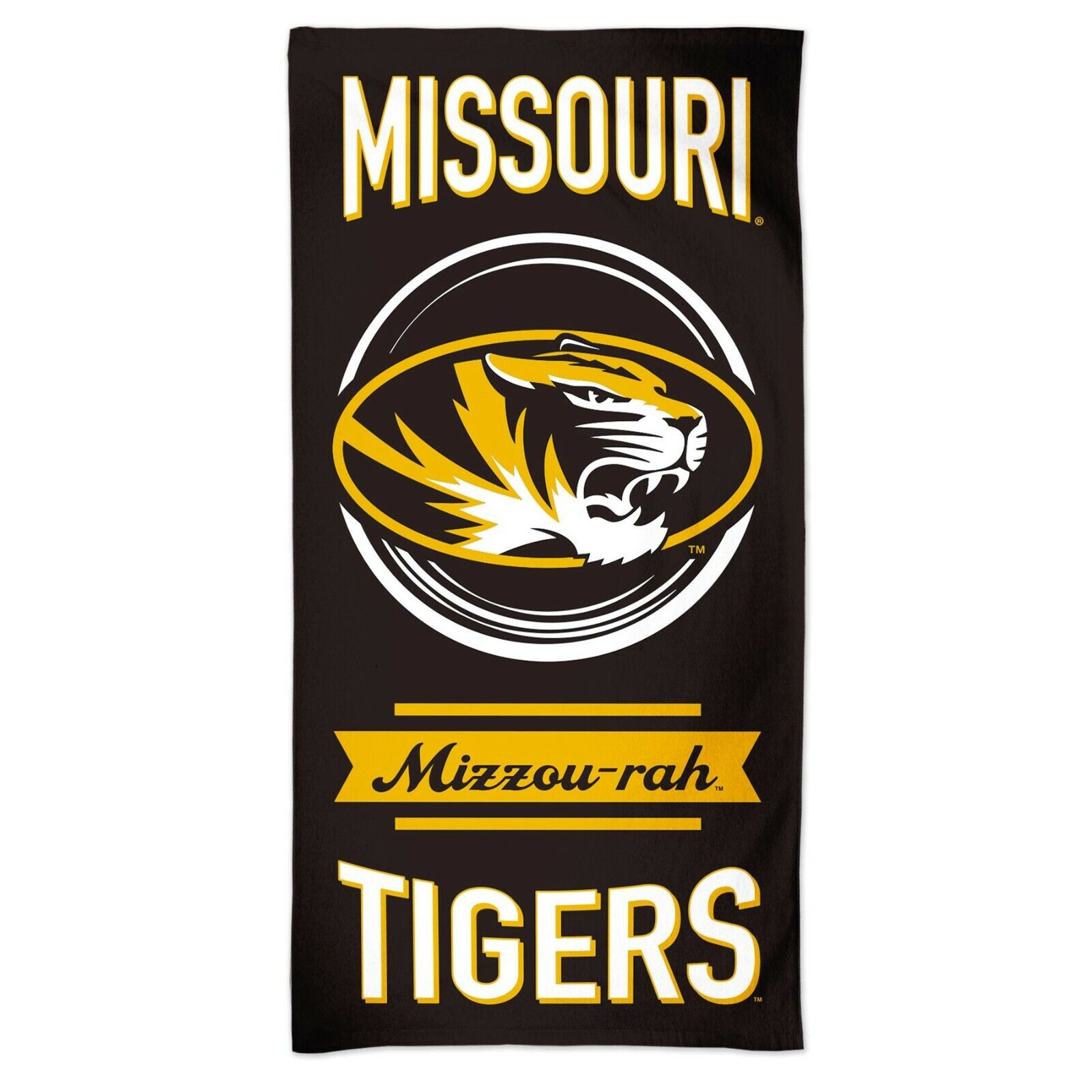 Missouri Tigers Wincraft NCAA 30 x 60 Fiber Beach Towel