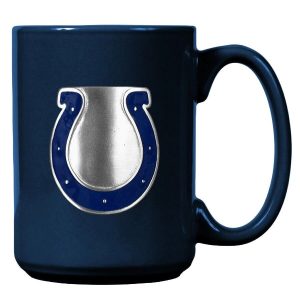 Indianapolis Colts GAP NFL 15oz Metal Emblem Coffee Mug(1)