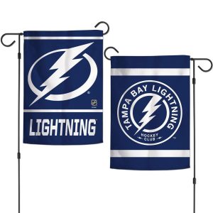 Tampa Bay Lightning NHL Wincraft 12x18 Double Sided Garden Flag