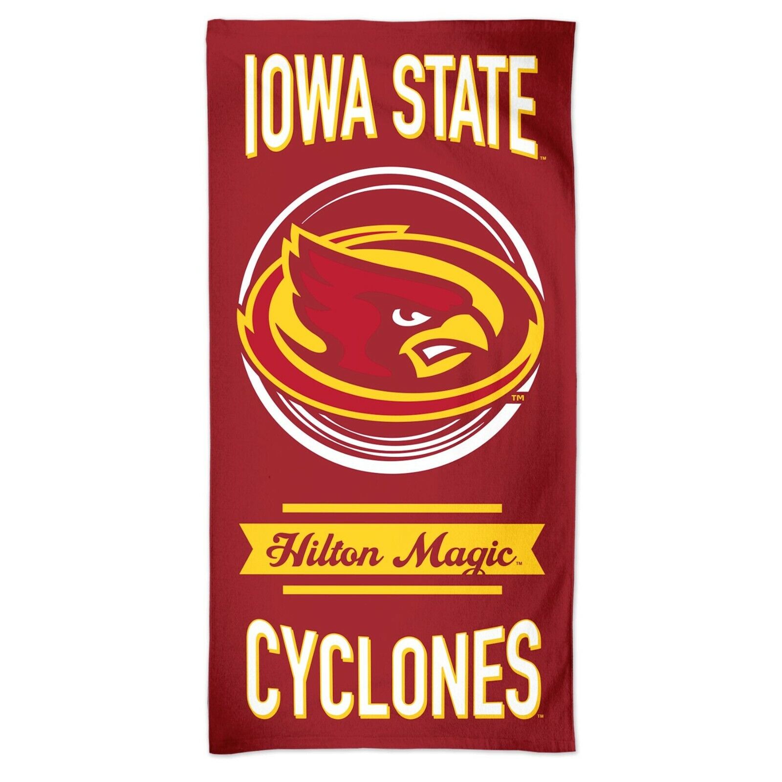 Iowa State Cyclones Wincraft NCAA 30 x 60 Fiber Beach Towel