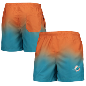 Miami Dolphins NFL Men's Dip Dye Swim Trunks