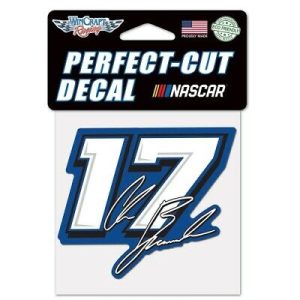 Chris Buescher 2020 Wincraft #17 Perfect Cut Decal 4x4
