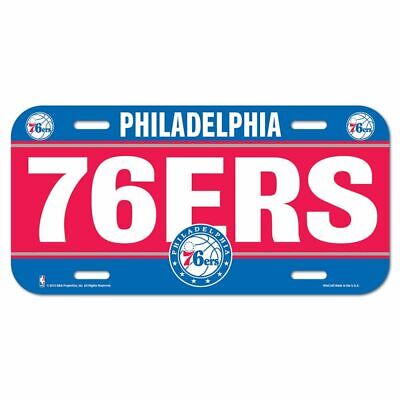 Philadelphia 76ers Wincraft NBA Plastic License Plate