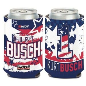 Kurt Busch 2020 Wincraft #1 Ganassi Racing Patriotic 12oz Can Coolie