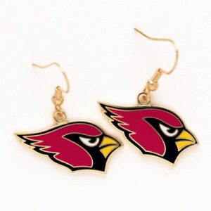 Arizona Cardinals Wincraft NFL Team Logo Wire Earrings