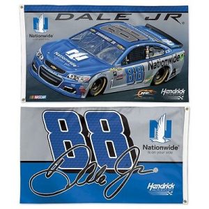 Dale Earnhardt Jr 2016 Wincraft #88 Nationwide Insurance 3x5 2 Sided Flag