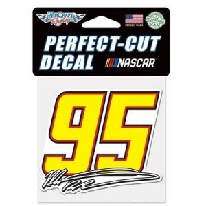 Matt DiBenedetto 2019 Wincraft #95 Perfect Cut Decal 4x4