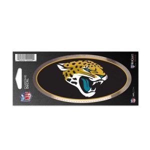 Jacksonville Jaguars Wincraft NFL 3x7 Chrome Decal