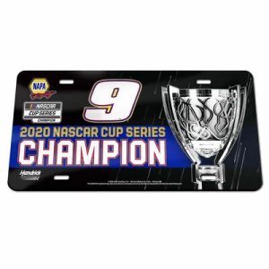 Chase Elliott 2020 Wincraft #9 NAPA 2020 NASCAR Cup Champ Acrylic License Plate