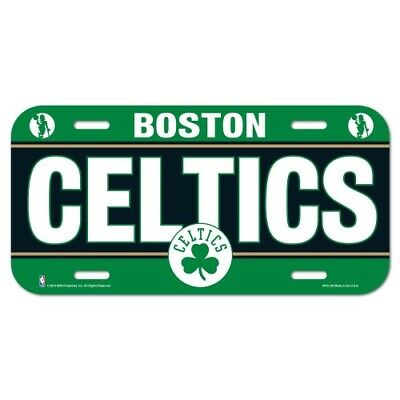 Boston Celtics Wincraft NBA Plastic License Plate