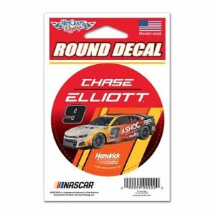 Chase Elliott 2022 Wincraft #9 Ashoc Round Decal 3"
