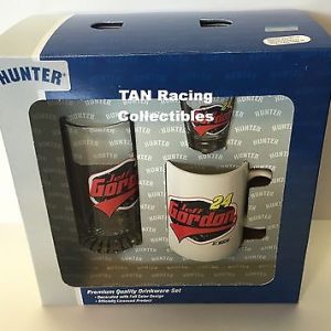 Jeff Gordon Hunter Mfg 2015 #24 Fan Glassware 3pc Set
