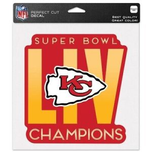 Kansas City Chiefs Wincraft NFL Super Bowl Champions 8" Perfect Cut Decal