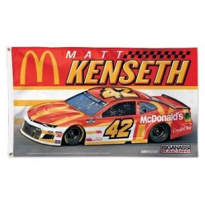 Matt Kenseth 2020 Wincraft #42 McDonald's 3x5 Deluxe Flag