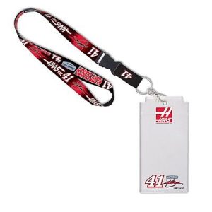 Kurt Busch 2017 Wincraft #41 Haas Automation Lanyard W/Credential Holder