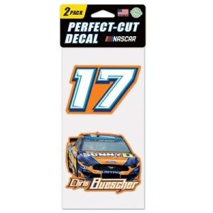 Chris Buescher 2020 Wincraft #17 Sunny D 4x8 2pc Decal Set