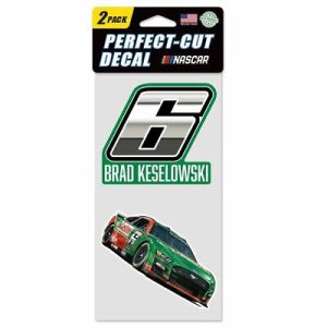 Brad Keselowski 2022 Wincraft #6 Castrol 4x8 2pc Decal Set