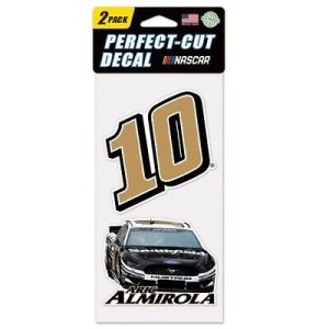 Aric Almirola 2020 Wincraft #10 Smithfield 4x8 2pc Decal Set