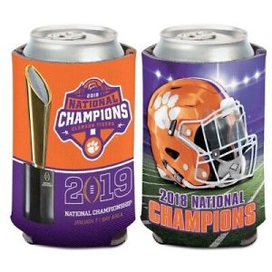 Clemson Tigers 2019 Wincraft NCAA National Champions 12oz Can Coolie