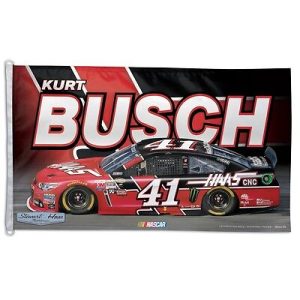 Kurt Busch 2015 Wincraft #41 Haas Automation 3 x 5 Flag