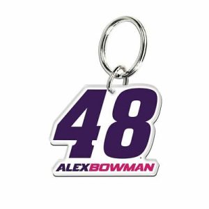 Alex Bowman 2022 Wincraft #48 Name/Number Acrylic Key Ring