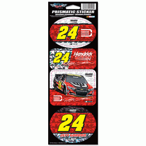 Jeff Gordon 2014 Wincraft #24 Drive to End Hunger Prismatic Decal Sheet SHIP