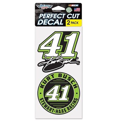Kurt Busch 2017 Wincraft #41 Monster Energy 4x8 2pc Decal Set