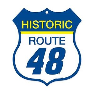 Jimmie Johnson 2017 Wincraft #48 Historic Route 48 10x11 Sign