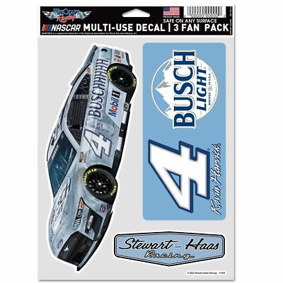 Kevin Harvick 2022 Wincraft #4 Busch Light Multi Use Decal Sheet(3Pk)