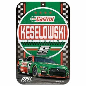 Brad Keselowski 2022 Wincraft #6 Castrol 11x17 Sign