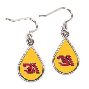 Ryan Newman 2015 Wincraft #31 Tear Drop Earrings Carded